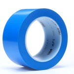 image of 3M 471 Blue Marking Tape - 6 in Width x 36 yd Length - 5.2 mil Thick - 48098