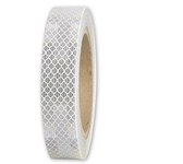 image of 3M 3930 White Reflective Tape - 1 in Width x 50 yd Length - 29775