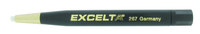 image of Excelta Two Star Retractable Tip Brush - 4 3/4 in Length - 1/8 in Wide - Plastic Handle - Fiberglass, Scratch-Resistant Bristle - 267