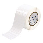 image of Brady THT-5-351-10 Die-Cut Printer Label Roll - 1 in x 1/2 in - Vinyl - White - B-351 - 30174