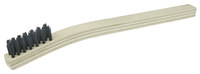 image of Weiler Nylon Hand Wire Brush - 0.4 in Width x 7.65 in Length - 0.012 in Bristle Diameter - 44637