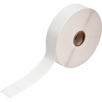 image of Brady THT-179-7425-2-SC Die-Cut Printer Label Roll - 1 in x 1 in - Polypropylene - White - B-7425 - 98425