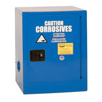 image of Eagle Hazardous Material Storage Cabinet CRA-1903, 4 gal, Steel, Blue - 33348