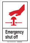 image of Brady B-302 Polyester Rectangle Fire Safety Sign - 14 in Width x 10 in Height - Laminated - 119835