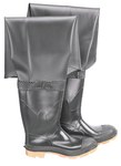 image of Dunlop Storm King Waterproof & Rain Boots 86055 860550900 - Size 9 - PVC - Black - 10742