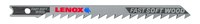 image of Lenox Jigsaw Blade 1991496 - 6 TPI - 5/16 in Width x.058 in Thick - Bi-Metal