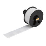 image of Brady Wraptor A6200 B-427 White, Clear Vinyl Wraps - 0.5 in Width - 1.25 in Height - Roll - 754473-63248