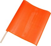 image of Brady Orange Roll-up Flags - 24 in Length - 13377