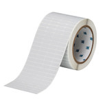 image of Brady THT-1-438-10 Die-Cut Printer Label Roll - 0.75 in x 0.25 in - Polyester - Silver - B-438 - 30179