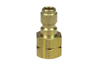 image of Coilhose Straight Through Connector 1102STB - 1/4 in FPT Thread - Brass - 10058