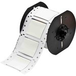 image of Brady PermaSleeve B33D-1000-2-344 Die-Cut Printer Sleeve - 2 in x 1.66 in - Polyolefin - White - B-344 - 98237
