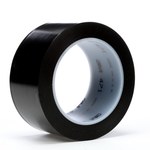 image of 3M 471 Black Marking Tape - 2 in Width x 36 yd Length - 5.2 mil Thick - 55136