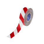 image of Brady ToughStripe Max Red, White Marking Tape - 2 in Width x 100 ft Length - 0.024 in Thick - 62883