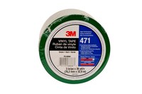 image of 3M 471 Green Marking Tape - 3 in Width x 36 yd Length - 5.2 mil Thick - 68868