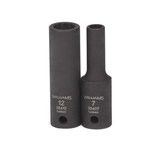 image of Williams JHW35407 12 Point Deep Socket - 3/8 in Drive - Deep Length - 2 1/2 in Length - 34151