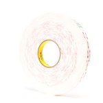 image of 3M 4945 White VHB Tape - 3/4 in Width x 36 yd Length - 45 mil Thick