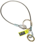 image of DBI-SALA Tie-Off Adaptor 5900551, Double O-Ring, Stainless Steel, 3/8 in x 6 ft, Silver - 16260