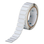image of Brady THTEP171-593-.25 Die-Cut Printer Label Roll - 1.6 in x 0.49 in - Polyester - White - B-593 - 80208