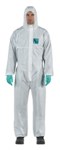 image of Ansell Microchem AlphaTec Chemical-Resistant Coverall 68-1800 WH18-B-92-111-04 - Size Large - White - 06269