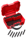 image of Milwaukee Red Small Plastic Hole Saw Case - 7.6 in Length - 3 in Wide - 49-56-1006