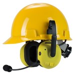 image of Sonetics Yellow Communication Headset - Battery Powered - 24 dB NRR - APX375