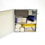 image of Spilfyter 5 gal Lab & Cleanroom Metal Wall Cabinet Spill Kit - 810042-42244