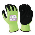 image of Armor Guys ExtraFlex HCT 04-200 Yellow/Black Large Cut-Resistant Gloves - ANSI A2 Cut Resistance - Nitrile Foam Palm & Fingers Coating - 04-200-L