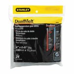 image of Stanley DualMelt Dual Temperature Glue Sick Clear Stick - 7/16 in Dia - 4 in - 31418