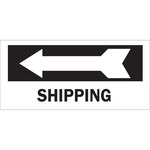 image of Brady B-120 Fiberglass Reinforced Polyester Rectangle Black Traffic Control Sign - 14 in Width x 6.5 in Height - 73473