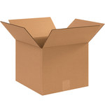 image of Kraft Corrugated Boxes - 12 in x 12 in x 10 in - 1384