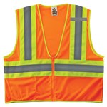 image of Ergodyne Glowear High-Visibility Vest 8230Z 21305 - Size Large/XL - High-Visibility Orange