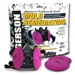 image of Gerson Signature Half Facepiece Respirator Mold Remediation 089258-KIT - Size Medium - GERSON 089258-KIT