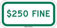 image of Brady B-959 Aluminum Rectangle White Disabled Parking & Building Access Sign - 12 in Width x 6 in Height - 80049