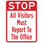 image of Brady B-959 Aluminum Rectangle White Restricted Area Sign - Reflective - 115623