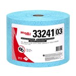 image of Kimberly-Clark WypAll Oil, Grease & Ink Wiper 33241, Polypropylene, - 9.8 in x 13.4 in - Blue