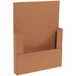 Shipping Supply Kraft Easy-Fold Mailers - 14 1/4 in x 11 1/4 in x 2 in - SHP-11859