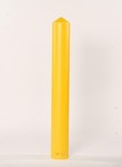 Eagle Yellow HDPE Post Sleeve - 57 in Height - 9.375 in Diameter - 00337