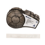 image of Brady Workhorse M21-375-430-WT-CL White on Clear Harsh Environment Printer Ribbon - 3/8 in Width - 21 ft Length - 754473-93059