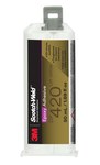 image of 3M Scotch-Weld DP420 Off-white Two-Part Epoxy Adhesive - Base & Accelerator (B/A) - 50 ml Cartridge - 08978