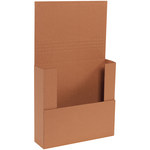image of Kraft Easy-Fold Mailer - 12 in x 11 1/2 in x 3 in - 10195