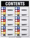image of Brady Rectangle Hazardous Material Identification Guide (HMIG) Sign - 99189