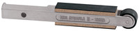 image of Dynabrade 15026 Contact Arm Assembly, 5/8" Dia. x 3/8" W, Rubber Wheel, with 1/2" (13 mm) W Platen