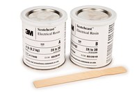 image of 3M Scotchcast 210-1GAL-8LBS/KIT Brown Epoxy Electrical Liquid Resin - 61385