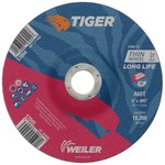 image of Weiler Tiger Cutting Wheel 57045 - 6 in - Aluminum Oxide - 60 - T