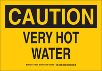 image of Brady B-555 Aluminum Rectangle Yellow Equipment Safety Sign - 10 in Width x 7 in Height - 126066