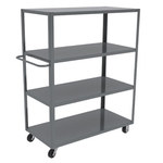 image of Akro-Mils R5SYT5HR2436 Heavy Duty Shelf Cart - 1800 lb Capacity - Blue - Steel - R5SYT5HR2436 BLUE