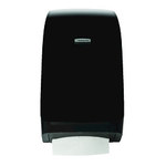 image of Kimberly-Clark Scottfold 39711 Paper Towel Dispenser - Black - 18.785 in