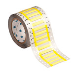 image of Brady Permasleeve 2HT-187-2-YL-S-2 Die-Cut Printer Sleeve - 2 in x 0.335 in - Polyolefin - Yellow - B-345 - 65331