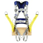 image of DBI-SALA ExoFit X100 Climbing, Construction, Positioning Body Harness 70804547829, Size Medium, Gray - 19606