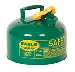 image of Eagle Safety Can UI-25-SG - Green - 00466